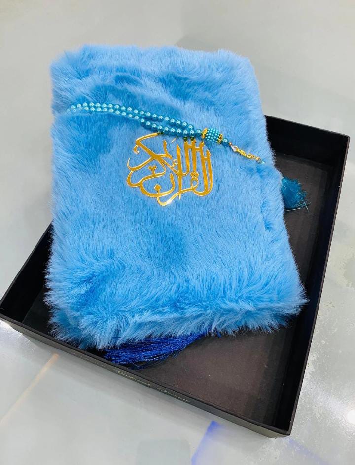 Imported Furr Holy Quran With Tasbeeh And Beautifull Gift Box