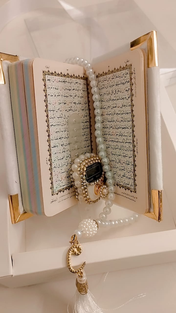Turkish Imported Holy Qur'an Set with Digital counter and Tasbeeh 2